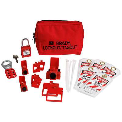 Lockout Kit,5 Lockouts,5 Tags,