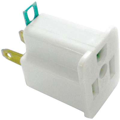 Adapter,1 Outlet,White