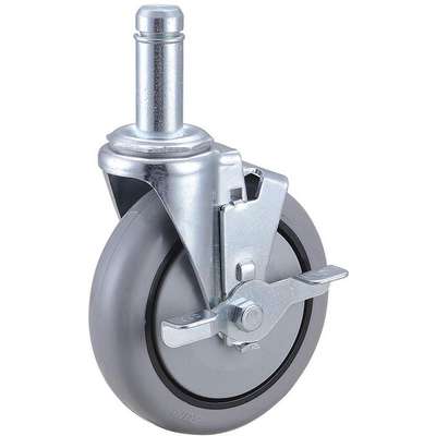 Swivel Stem Caster w/Brake,5