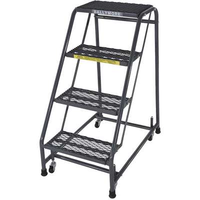 Rolling Ladder,Steel,38 In.H