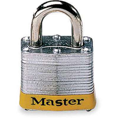 Lockout Padlock,Kd,Yellow,1-1/