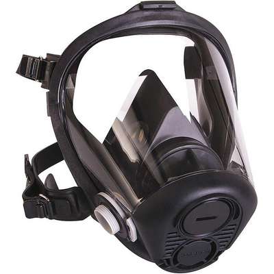 Full Face Respirator,Threaded,L