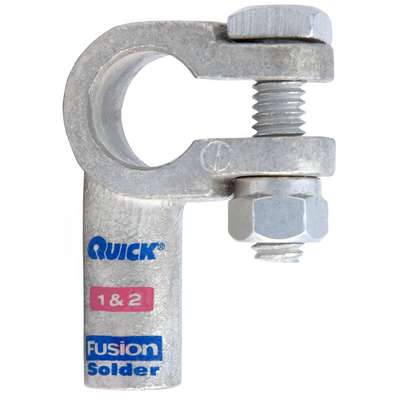 1&amp;2 Ga Rt Elbow Solder Clamp