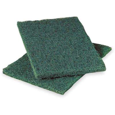 Scouring Pad,Green,9In L,6In W,