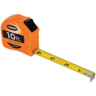 Tape Measure,5/8 In x 10 Ft,