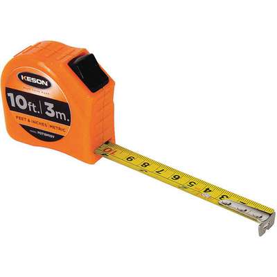 Tape Measure,5/8 In x 10 Ft/3m,