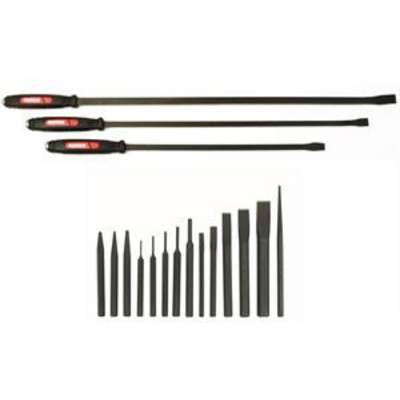 Pry Bar &amp; Punch/Chisel Set