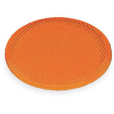 Reflector,Round,Yellow,3" L