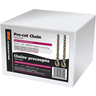 Transport Chain,4700 Lb,25 Ft