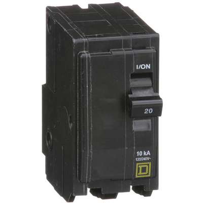 Circuit Breaker,20A,2P,10kA,