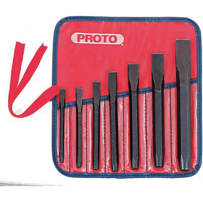 Cold Chisel Set,S2,5/16-7/8 In,