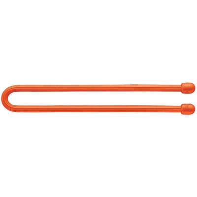 Gear Tie,12 In,Orange,PK2