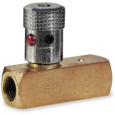 Flow Control Valve,Steel,1/2-