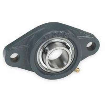 Flange Bearing,2-Bolt,Ball,1-1/