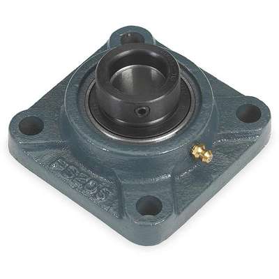 Flange Bearing,4-Bolt,Ball,1-1/