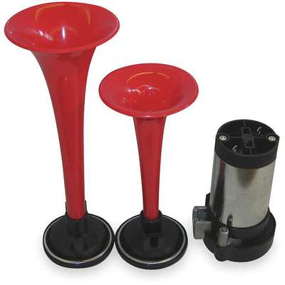 Dual Trumpet Horn,Air,Red,