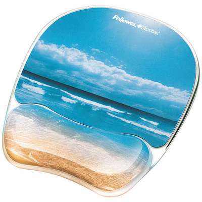 Mousepad w/Wrist Support,Sandy