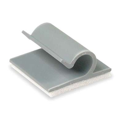 Cable Clip,Side Entry,Gray,PK25