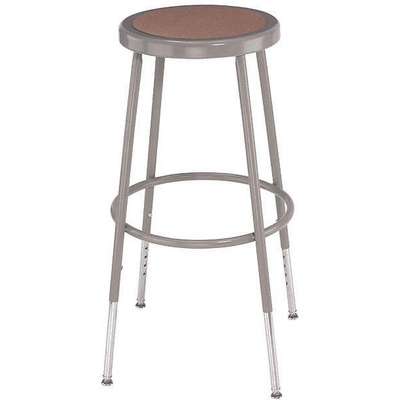 Backless Rnd Stool, 25-33IN Ht