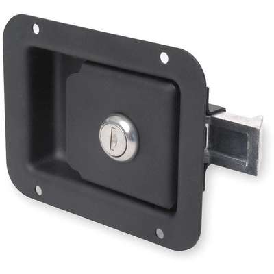 Paddle Latch,Keyed,Black