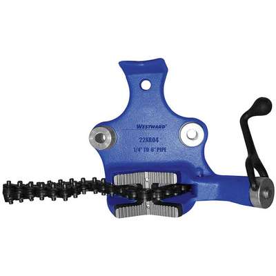 Bench Chain Vise,Top Screw,1/4