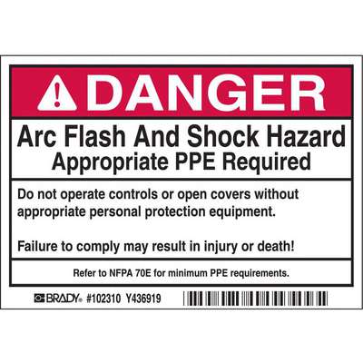 Arc Flash Protection Label,