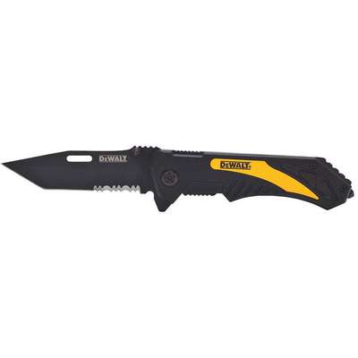 924069 1 Dewalt Pocket Knife Straight Serrated Blade Edge 3 1 4