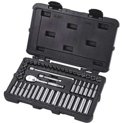 Socket Set,1/4",SAE/Metric,