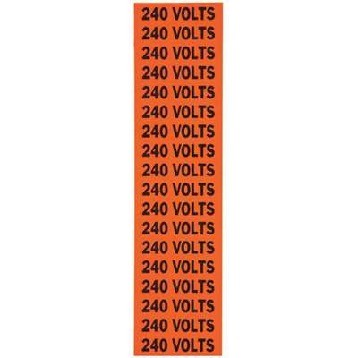 Voltage Card, 18 Marker, 240 V