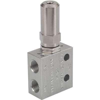 Pilot Air Valve,3 Way,2 Pos,1/