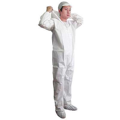 Hooded Disposable Coveralls,Xl,