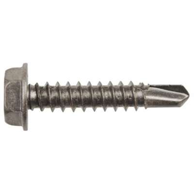 Hex HD Tek Screw 10X1 Black