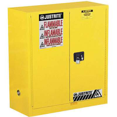 Safety Cabinet,Manual,2 Door,30 Gal