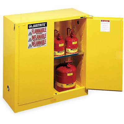 Safety Cabinet,Self Close,2 Door,30 Gal