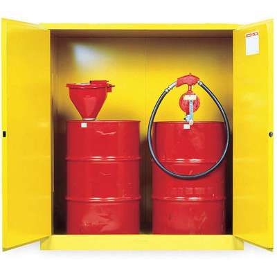 Safety Cabinet,Rollers,110 Gal