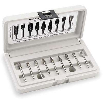 Carbide Bur Set,9 Pc