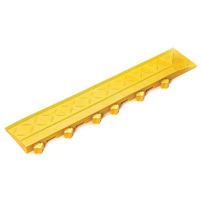 Mat Edging,Yellow,4 In. x 22