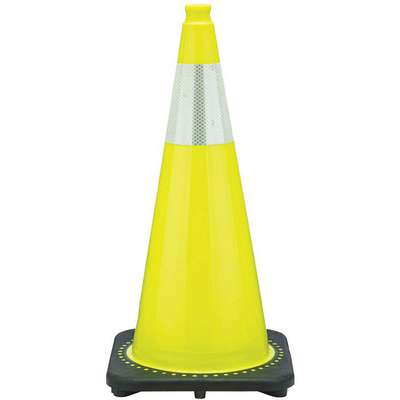 Traffic Cone,7 Lb.,Lime Cone