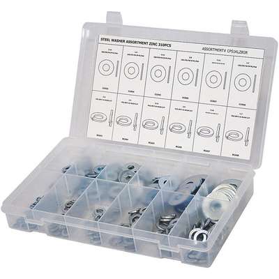 Washer Assortment,310 Pieces,