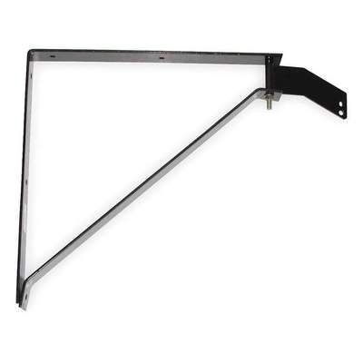 Wall Mount Bracket,Steel,Black