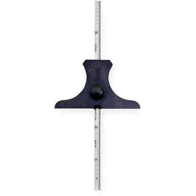 Rule Depth Gage,6 In,32nds/