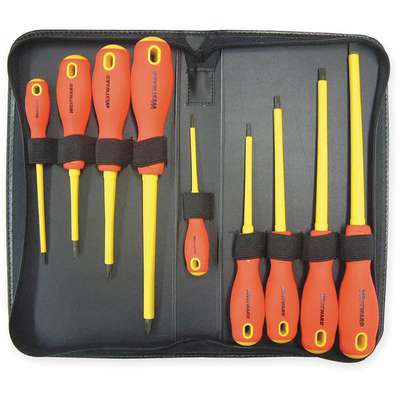 Ins. Screwdriver Set,Slot/