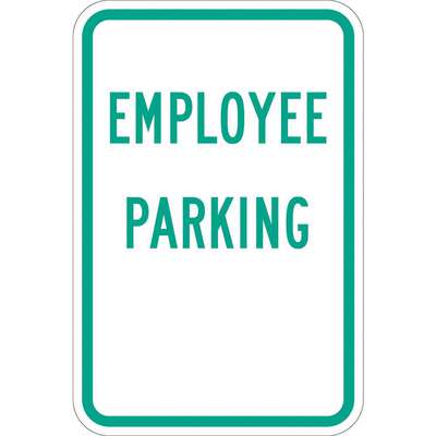 Parking Sign,18"H,12"W,Aluminum