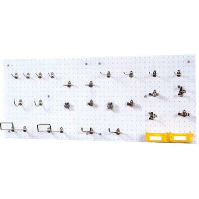 Pegboard,White,22 In. H,Pr