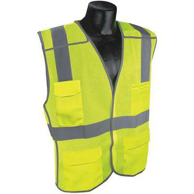 Breakaway Vest,Yel/Grn,S/M