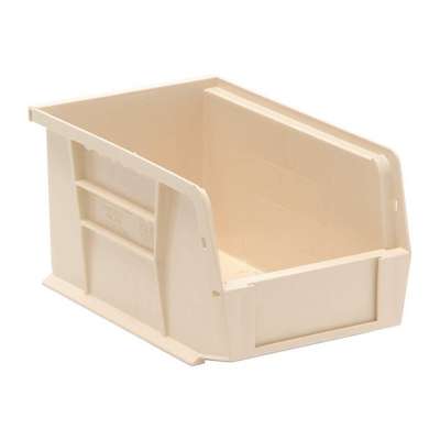 Hang/Stack Bin,9-1/4x6x5,Ivory