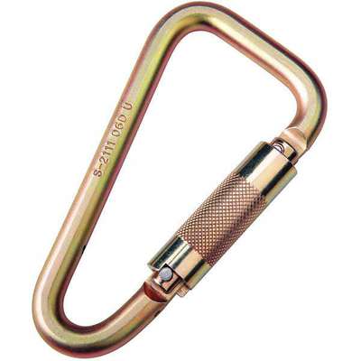 Carabiner,Auto-Lock,Bronze,7" L