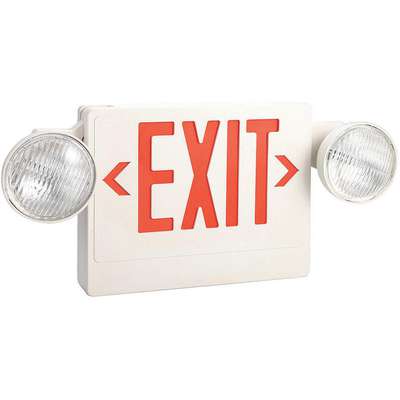 Exit Sign,ABS,LED/Incandescent,