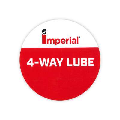 Round Label Only 4-Way Lube