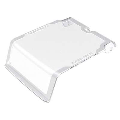 Bin Lid,Clear,Polystyrene,5 In